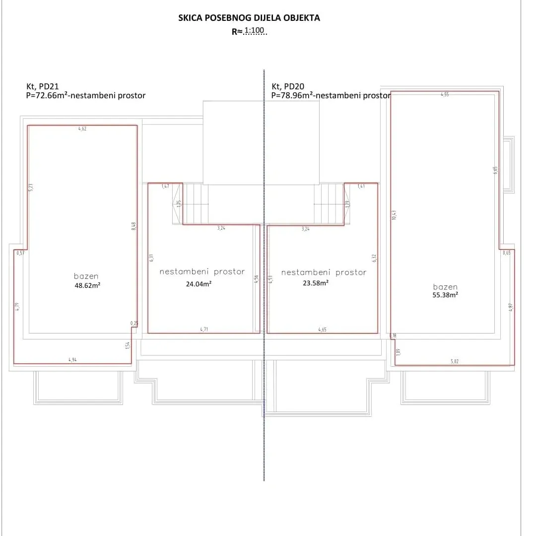 Prodaja, trosoban stan, 82m², Dobrota, Kotor