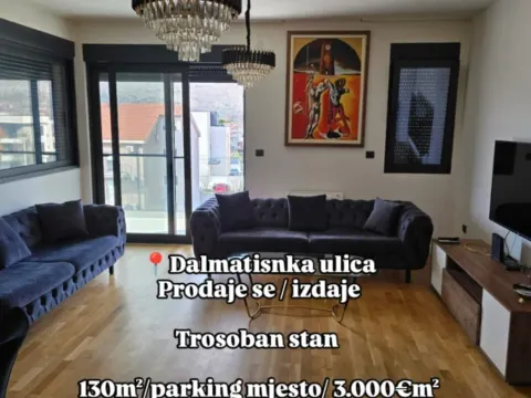 Izdavanje, trosoban stan, 130m², Nova Dalmatinska, Podgorica - image 2