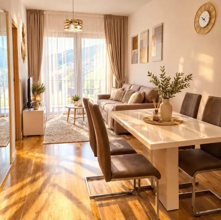 Izdavanje, jednosoban stan, 48m², Kalimanj, Tivat