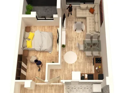 Izdavanje, jednosoban stan, 46m², Pantelej, Niš - image 4