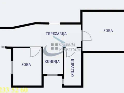 Rent, two bedroom apartment, 36m², Botanička Bašta, Palilula Sve Podlokacije - image 5