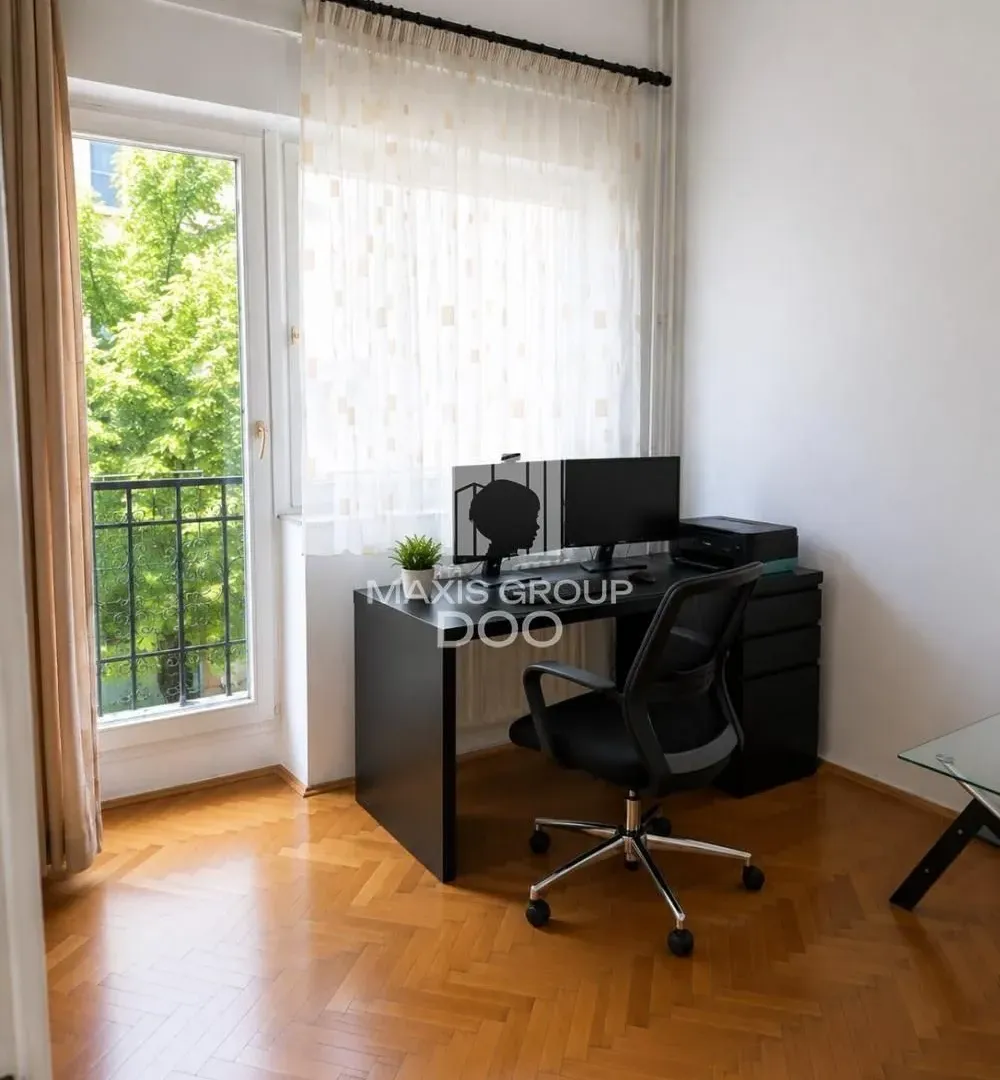 Rent, three bedroom apartment, 80m², Savski Venac, Beograd