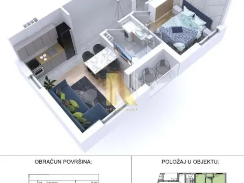 Prodaja, jednosoban stan, 37m2, Sloboda, Zlatibor Prodaja, jednosoban stan, 37m2, Sloboda, Zlatibor