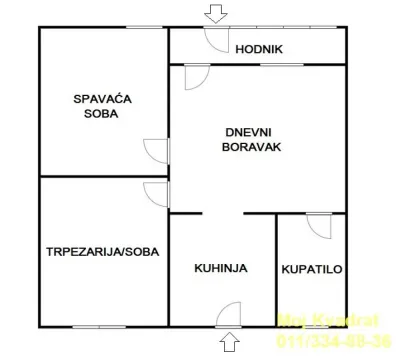 Prodaja, trosoban stan, 56m², Petlovo Brdo, Beograd - image 12