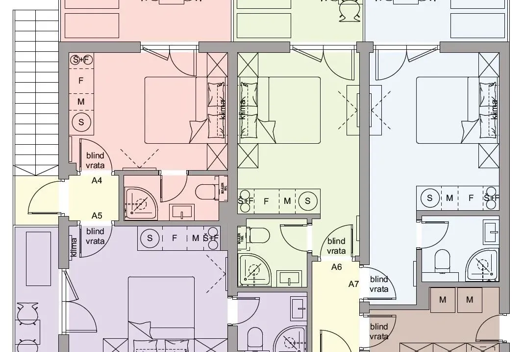 Sale, four bedroom apartment, 90m², Šušanj, Bar