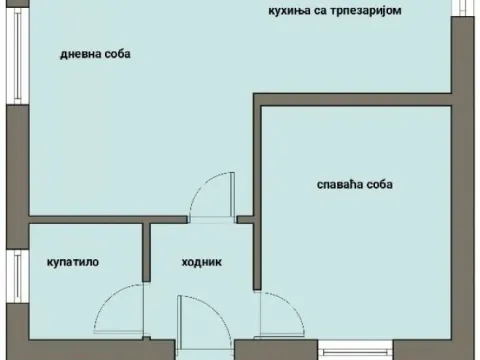 Sale, two bedroom apartment, 53m², Kaludjerica, Grocka - image 11