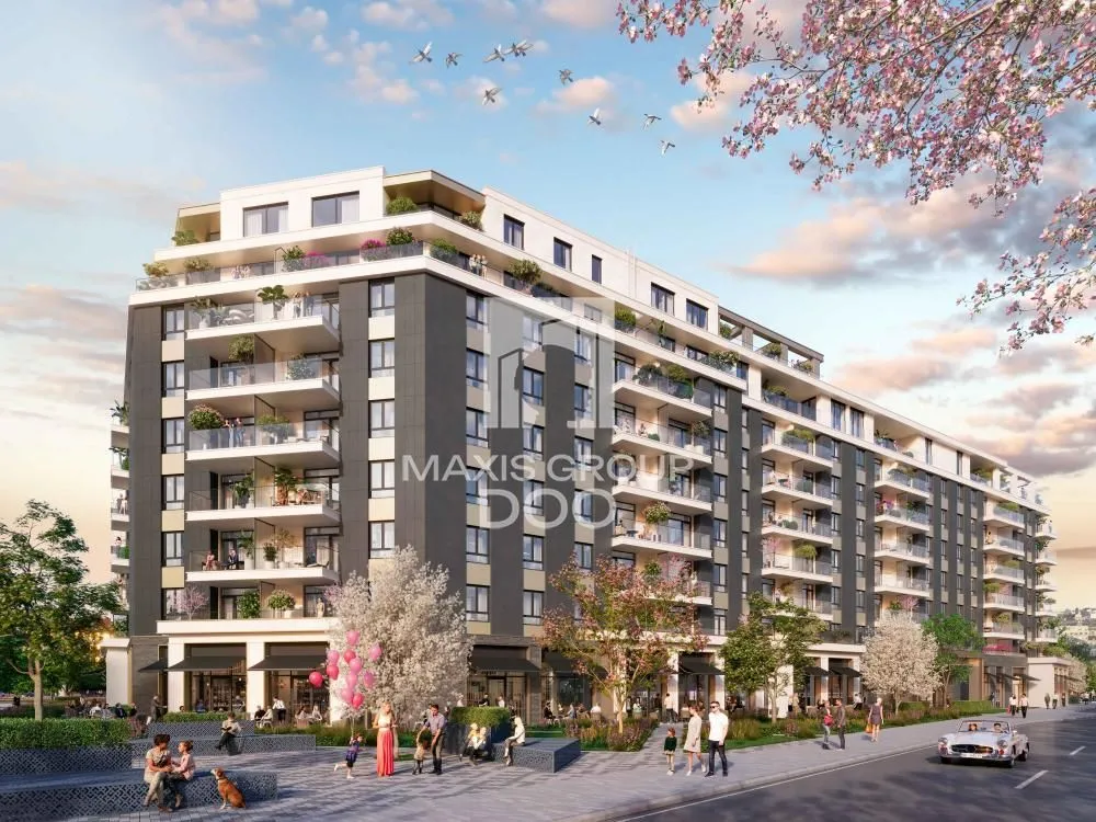 Sale, two bedroom apartment, 53m², Savski Venac, Beograd