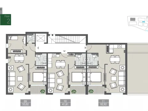 Prodaja, dvosoban stan, 55m², Tivat, Crna Gora - image 9