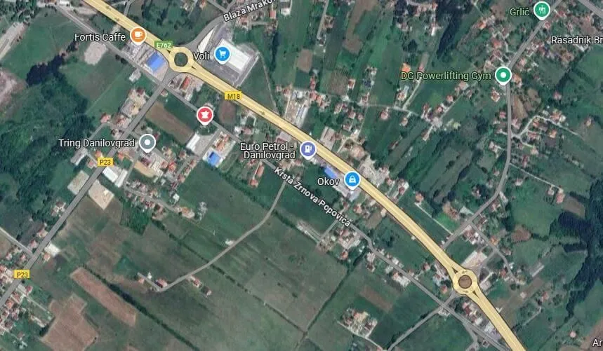 Prodaja, plac, 3114m², Danilovgrad, Crna Gora