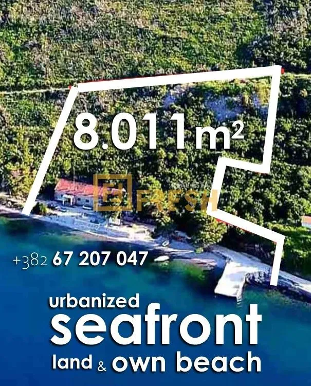 Prodaja, plac, 8011m², Tivat, Crna Gora