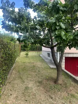 A yard next to the house with a lawn and a tree. - image 2
