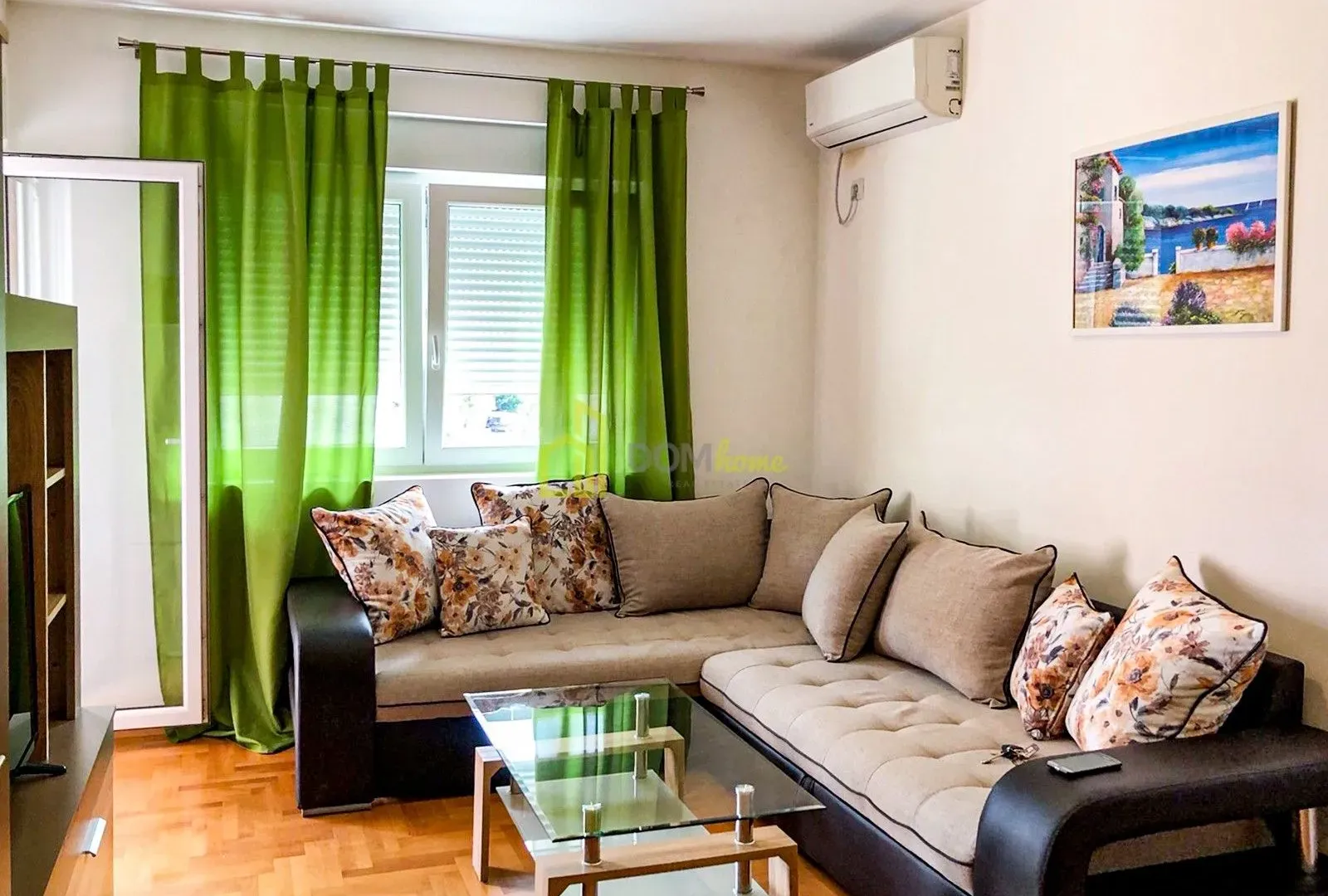 Izdavanje, jednosoban stan, 53m², Budva, Crna Gora