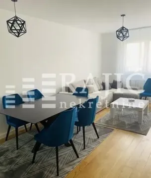 Living room with a dining area and modern furniture. - image 12