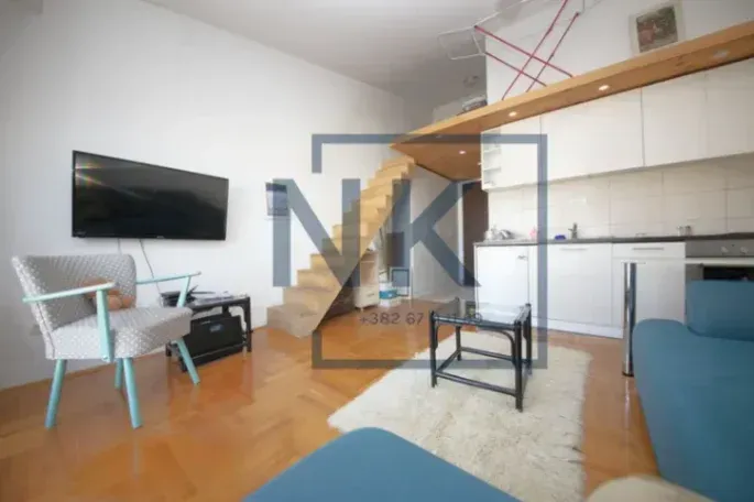 Rent, studio apartment, 27m², Stari Aerodrom, Podgorica
