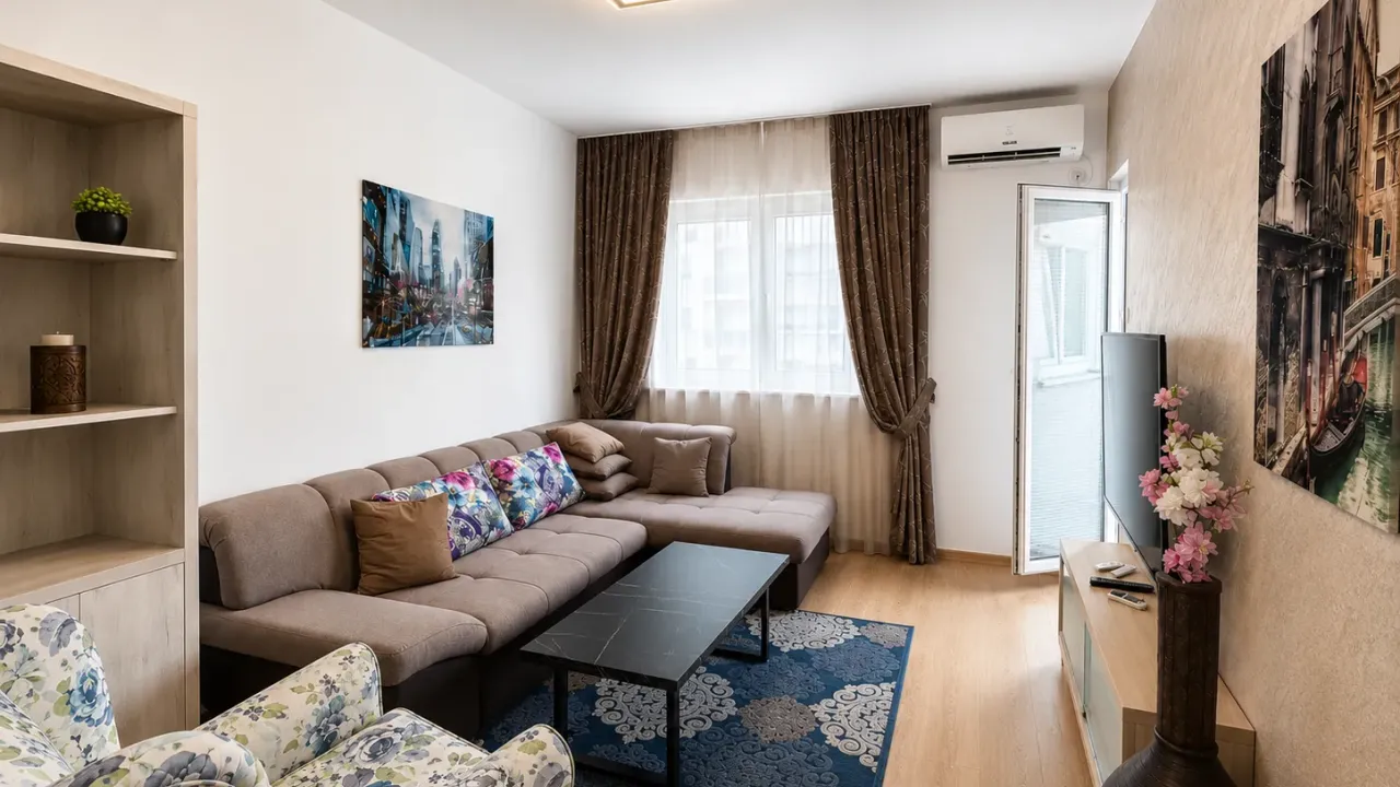Rent, two bedroom apartment, 71m², City Kvart, Podgorica