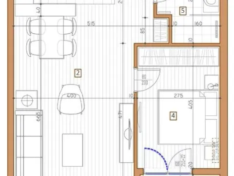 Sale, one bedroom apartment, 57m², Kruševac, Podgorica - image 2