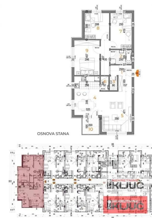 Prodaja, četvorosoban stan, 82m², Bulevar patrijarha Pavla, Novi Sad Sve Podlokacije