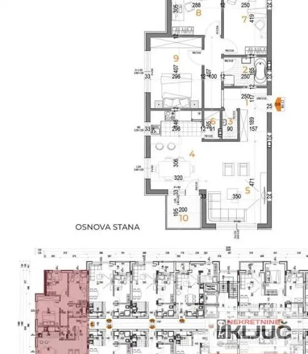 Sale, four bedroom apartment, 82m², Bulevar patrijarha Pavla, Novi Sad Sve Podlokacije