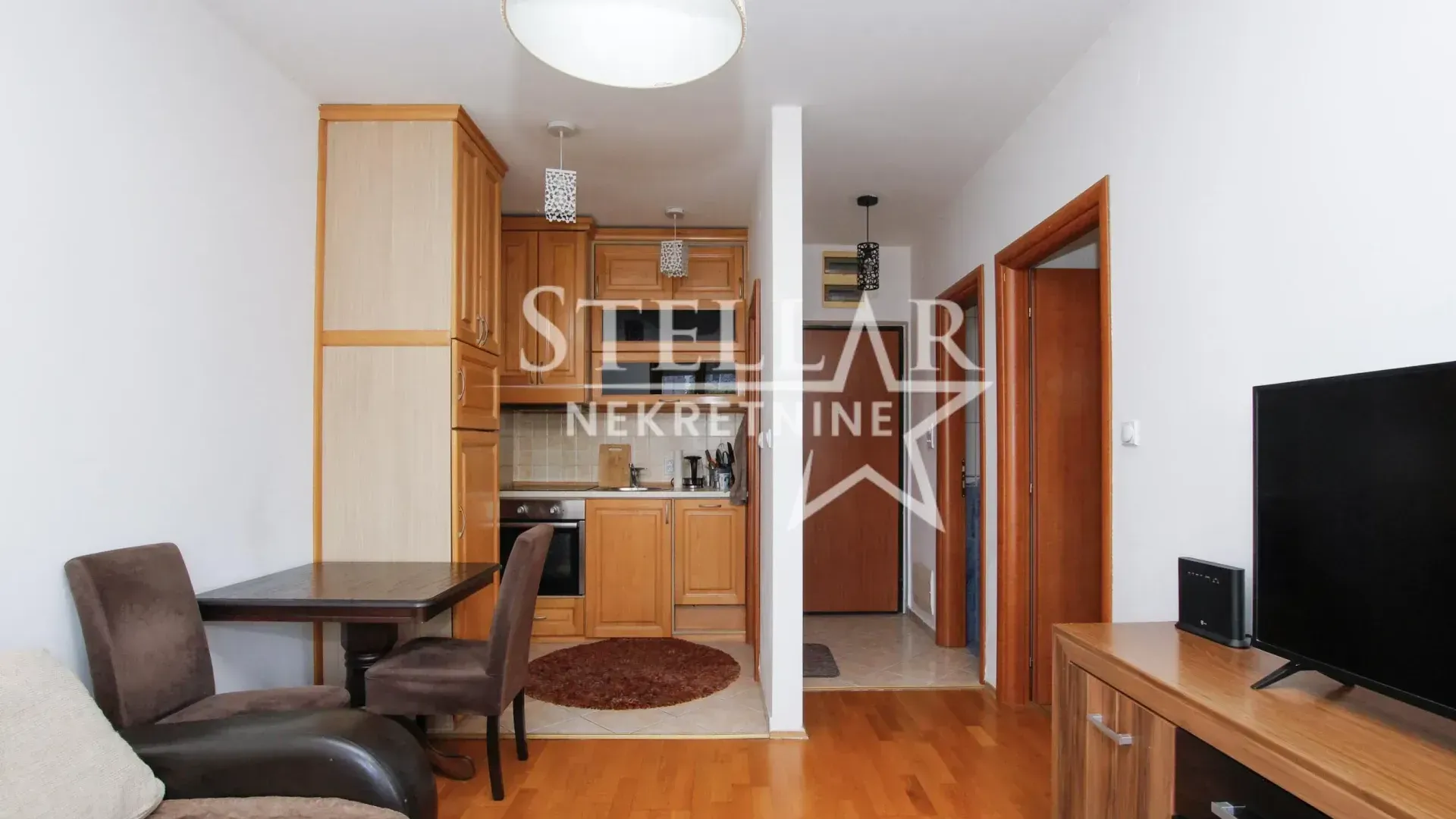 Rent, one bedroom apartment, 34m², Pobrežje, Podgorica