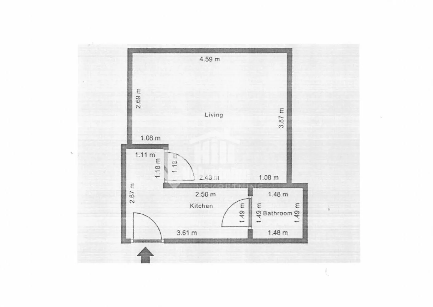 Prodaja, jednosoban stan, 25m², Zemun Sve Podlokacije, Beograd