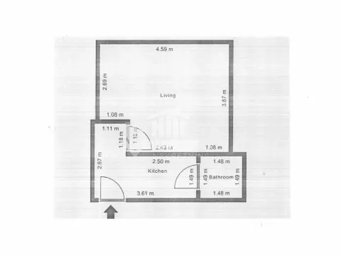 Sale, one bedroom apartment, 25m², Zemun Sve Podlokacije, Beograd