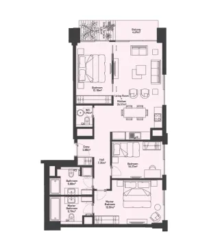 Sale, three bedroom apartment, 112m², Centar, Budva - image 9