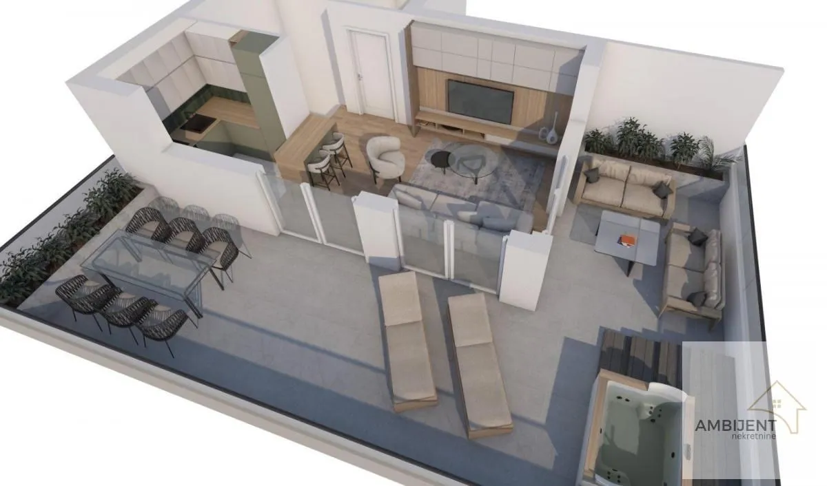Sale, three bedroom apartment, 107m², Zemun Cara Dušana, Zemun Sve Podlokacije