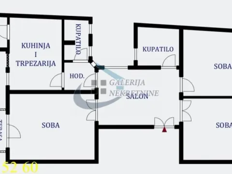 Sale, four bedroom apartment, 104m², Stari Grad, Beograd - image 5