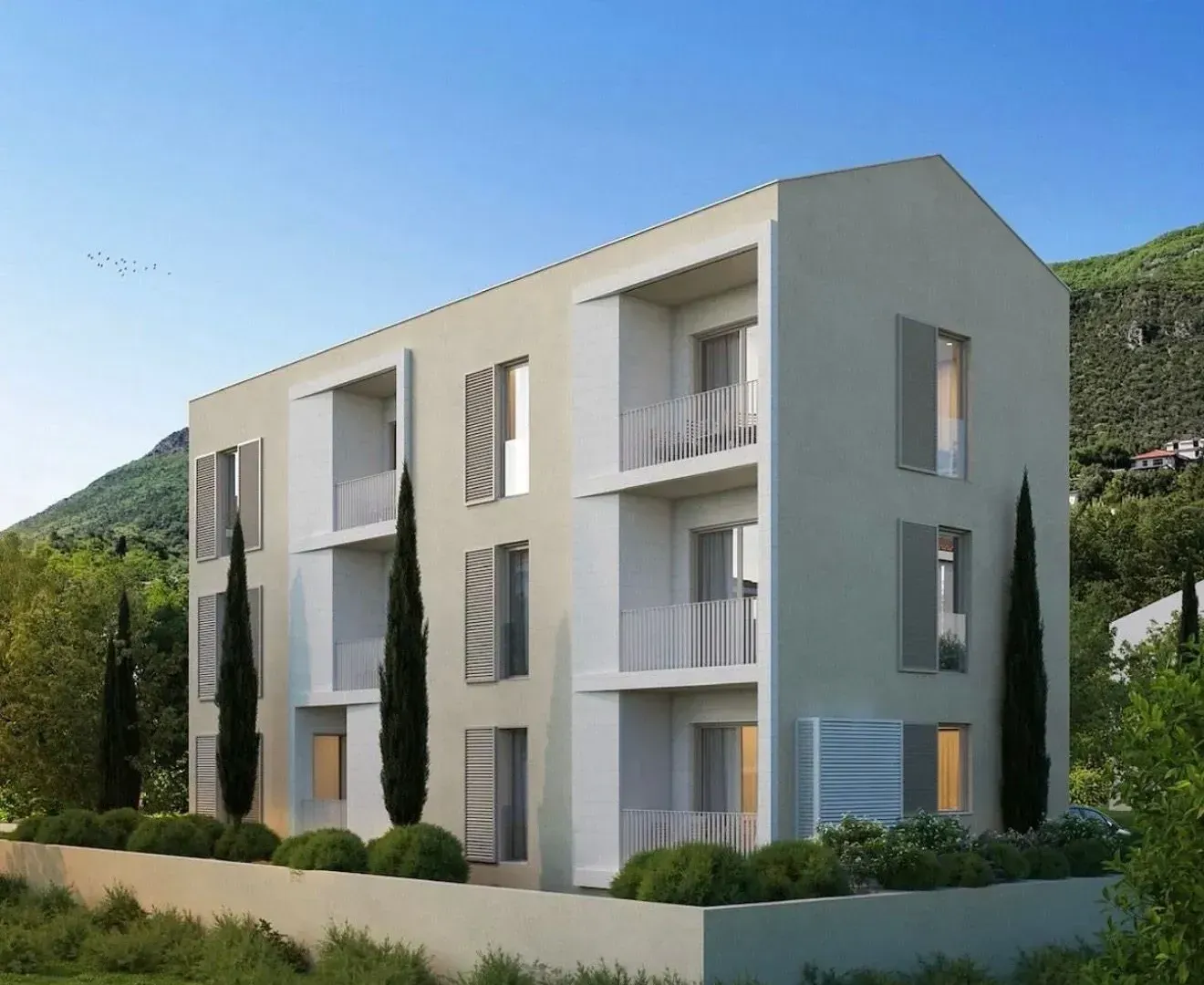 Prodaja, jednosoban stan, 48m², Mrčevac, Tivat