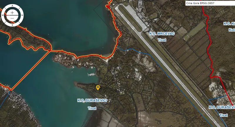 Prodaja, plac, 2400m², Tivat, Crna Gora