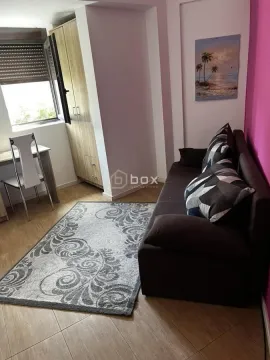 Manja dnevna soba sa kaučem, tepihom i ormarom. - image 6