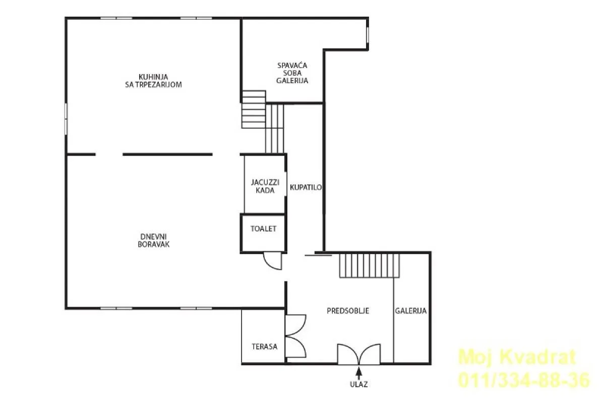 Prodaja, trosoban stan, 130m², Stari Grad, Beograd