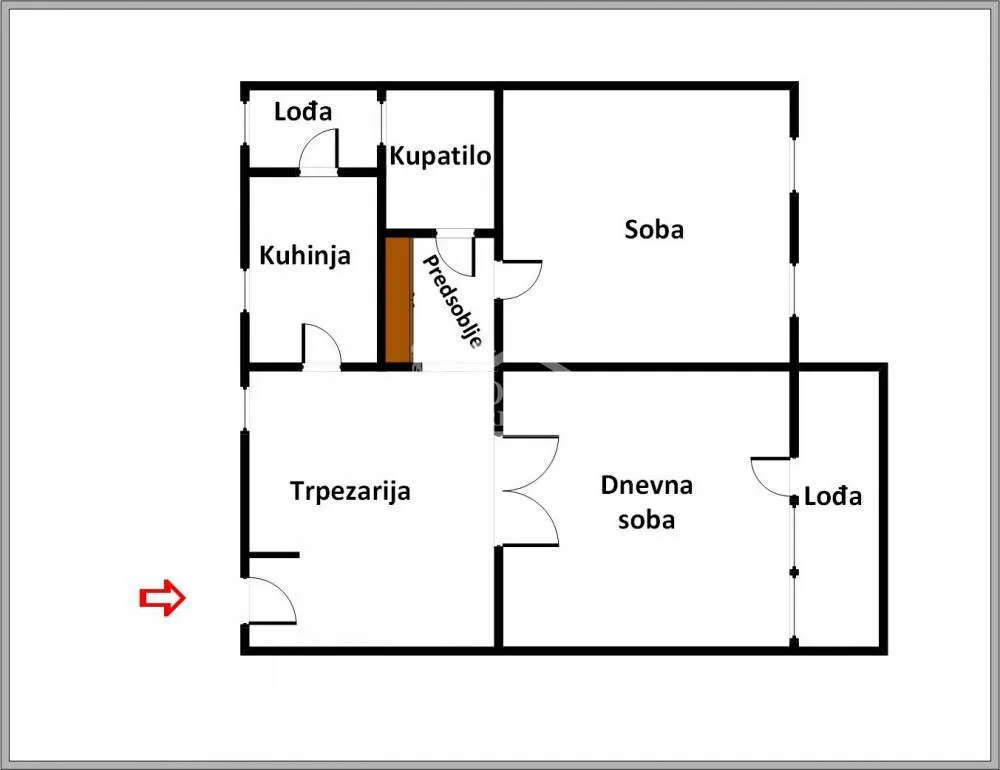 Prodaja, dvosoban stan, 66m², Novi Beograd Sve Podlokacije, Beograd