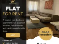Izdavanje, dvosoban stan, 65m², City Kvart, Podgorica - image 1