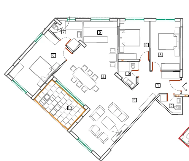 Sale, apartment, 66m², Bečići, Budva