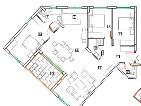 Sale, apartment, 66m², Bečići, Budva - image 11