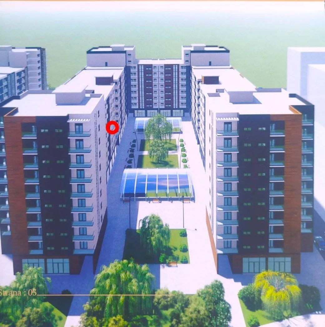 One Bedroom Apartment for Sale, 43m2, Stari Aerodrom, Podgorica