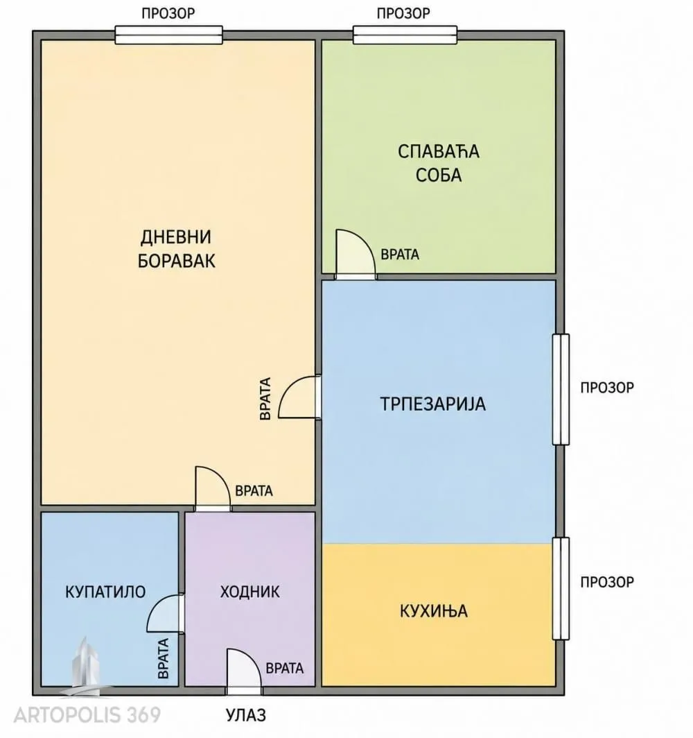 Prodaja, dvosoban stan, 50m², Mirijevo 1, Mirijevo Sve Podlokacije
