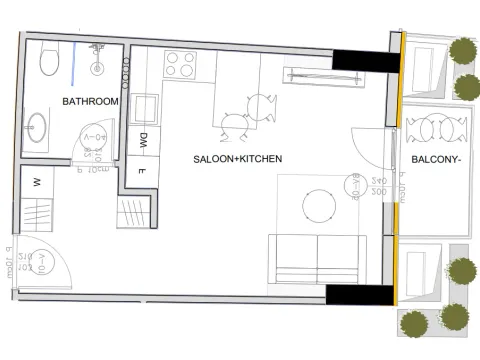 Prodaja, garsonjera, 31m², Bar, Crna Gora - image 13