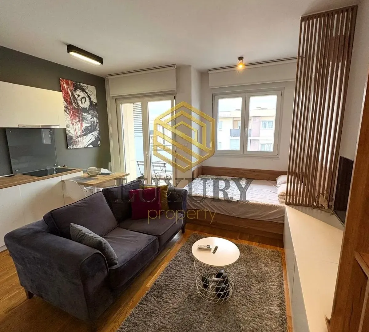 Rent, studio apartment, 33m², City Kvart, Podgorica