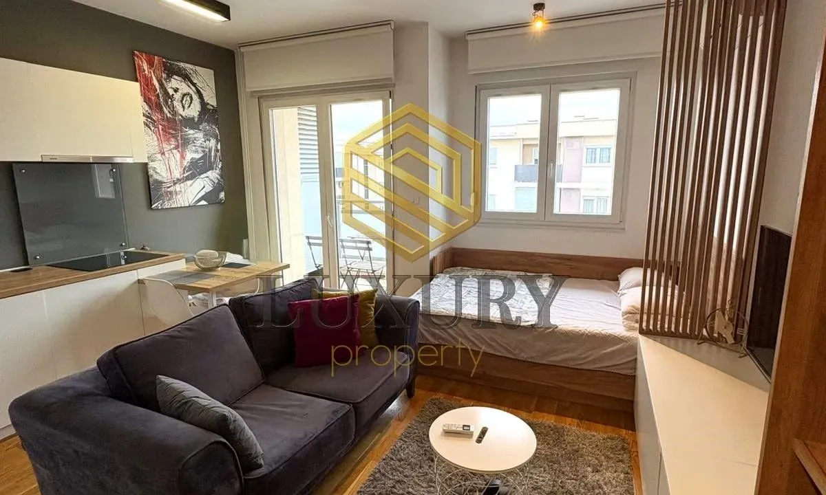 Rent, studio apartment, 33m², City Kvart, Podgorica