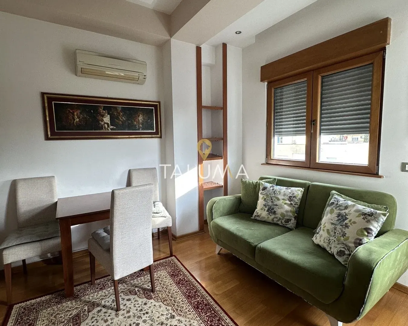 Izdavanje, jednosoban stan, 40m², Preko Morače, Podgorica