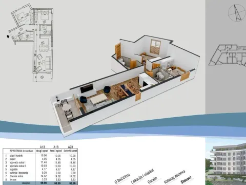 Prodaja, trosoban stan, 116m², Bečići, Budva - image 24