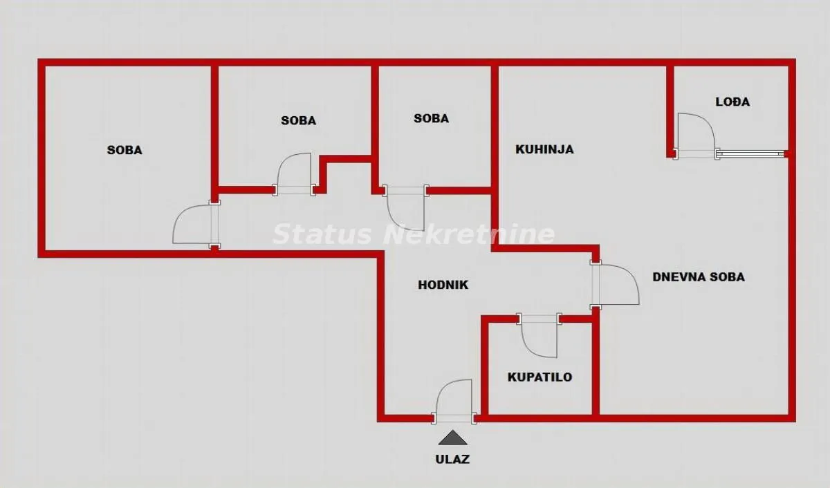 Prodaja, trosoban stan, 67m², Novo naselje, Novi Sad