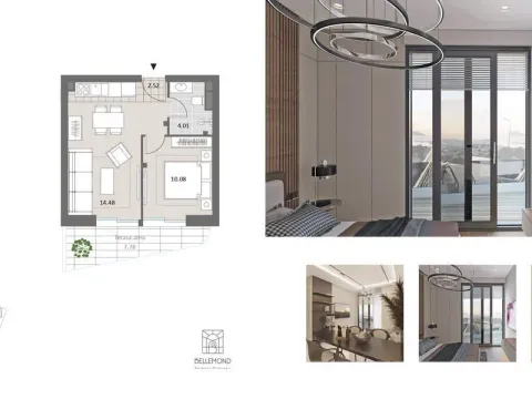 Prodaja, dvosoban stan, 116m², Bečići, Budva - image 14