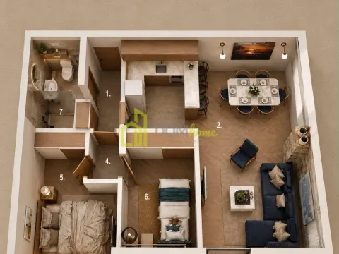 Prodaja, dvosoban stan, 63m², Nikšić, Crna Gora - image 2