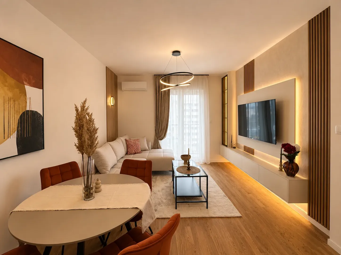 Rent, one bedroom apartment, 46m², Zabjelo, Podgorica