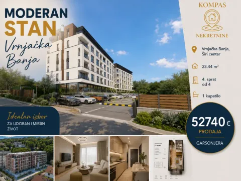 Prodaja, jednosoban stan, 23m², Centar, Vrnjačka Banja - image 1