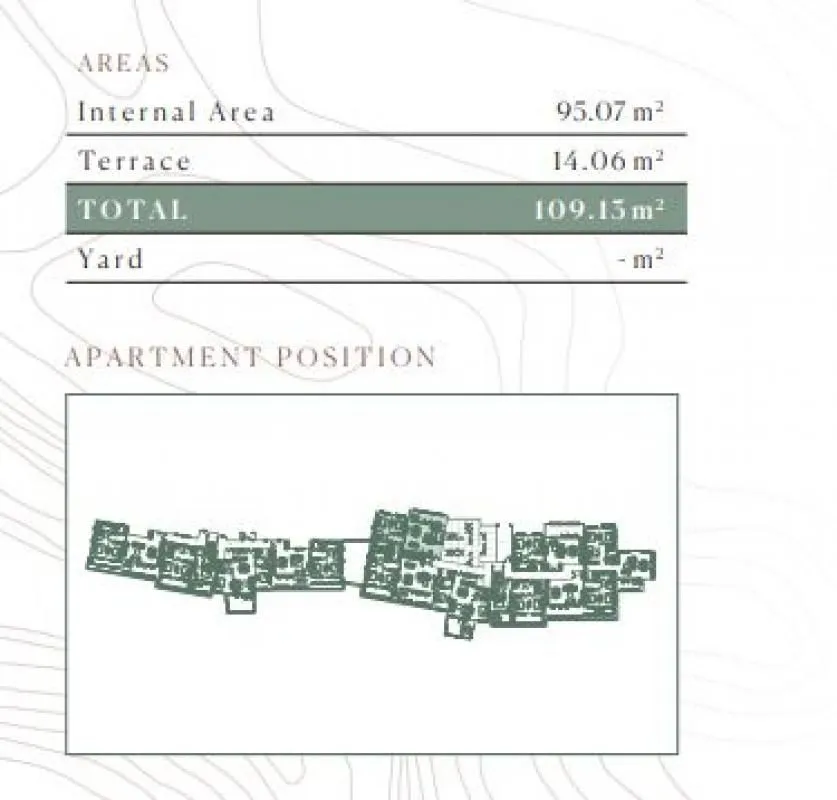 Prodaja, dvosoban stan, 109m², Luštica, Tivat