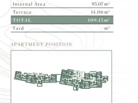 Prodaja, dvosoban stan, 109m², Luštica, Tivat - image 3